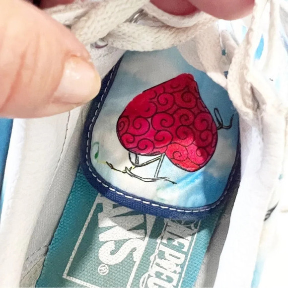 Vans X ONE PIECE Colab Devil Fruit Printed Canvas Classics Womens Size 5 Men 3.5 - Picture 9 of 16